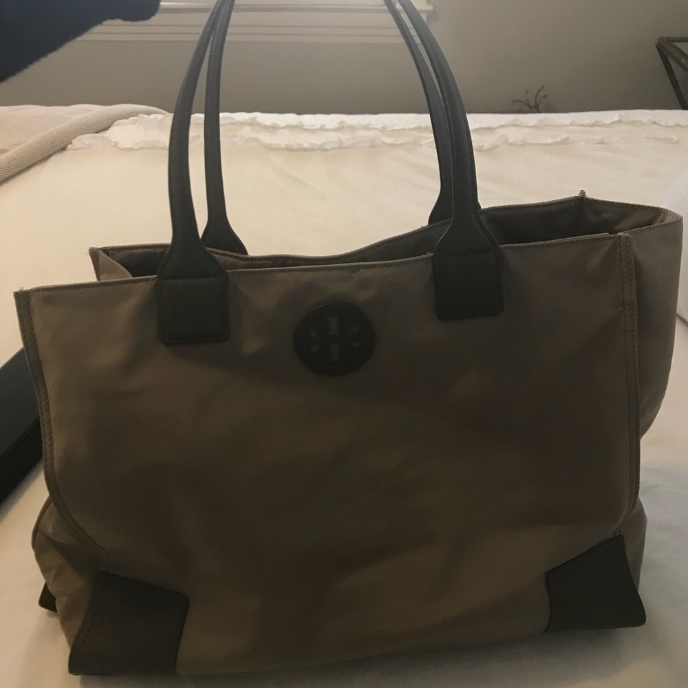 Tory Burch Ella Packable Nylon Tote - slate gray